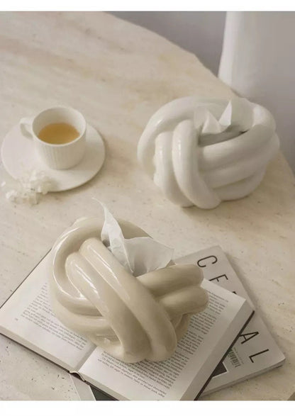 Twisted Knot Tissue Box