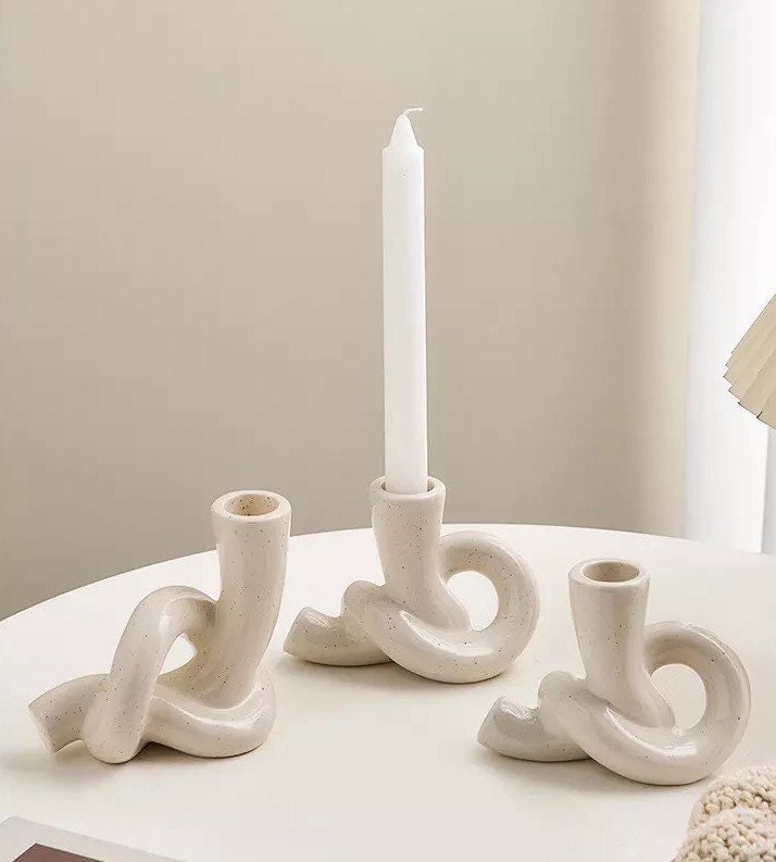 Knotted Candle Holders