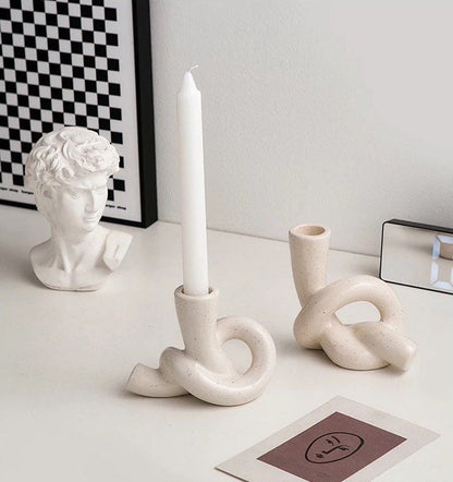 Knotted Candle Holders