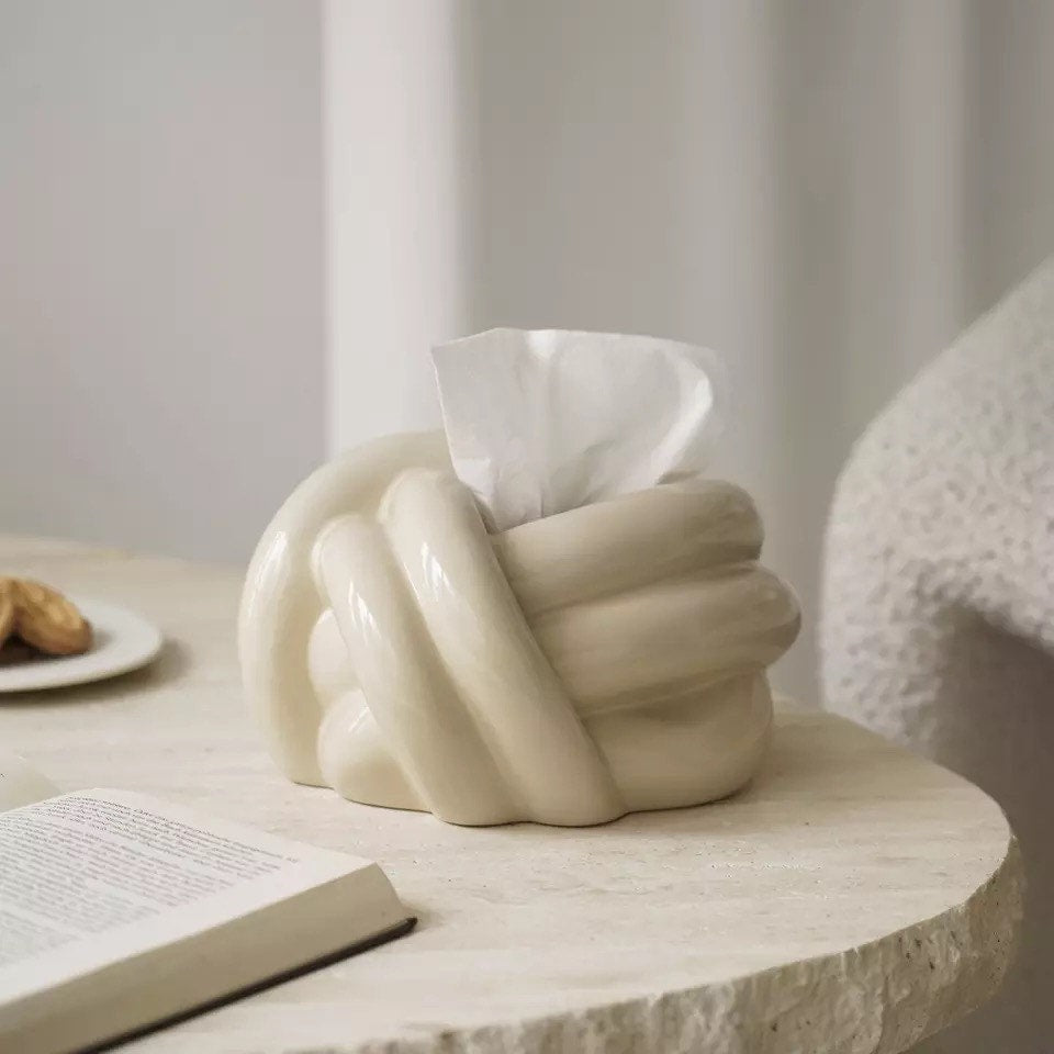 Twisted Knot Tissue Box