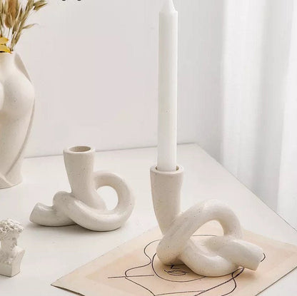 Knotted Candle Holders