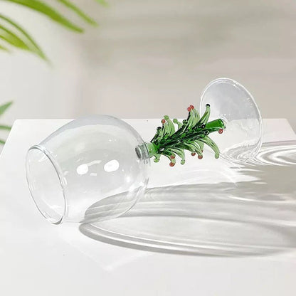 Christmas Tree Wine Glasses