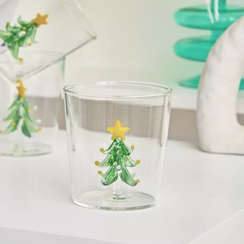 Christmas Tree Drinking Glasses